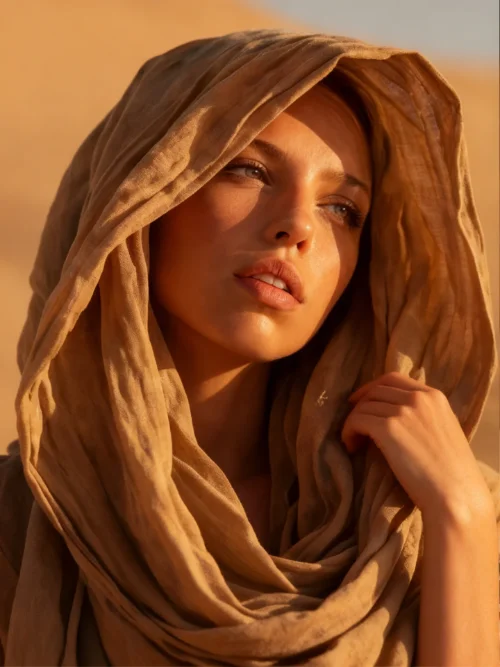 Кинематографичная фотосессия в стиле Дюны с выразительными образами