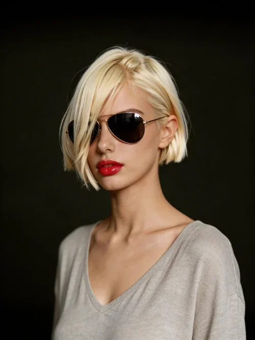 Изображение с голографическими световыми полосами и глянцевой одеждой - до и после