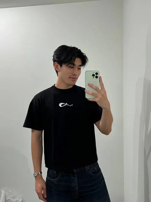 Изображение с эффектом мега сильного равномерного опухания тела - до и после