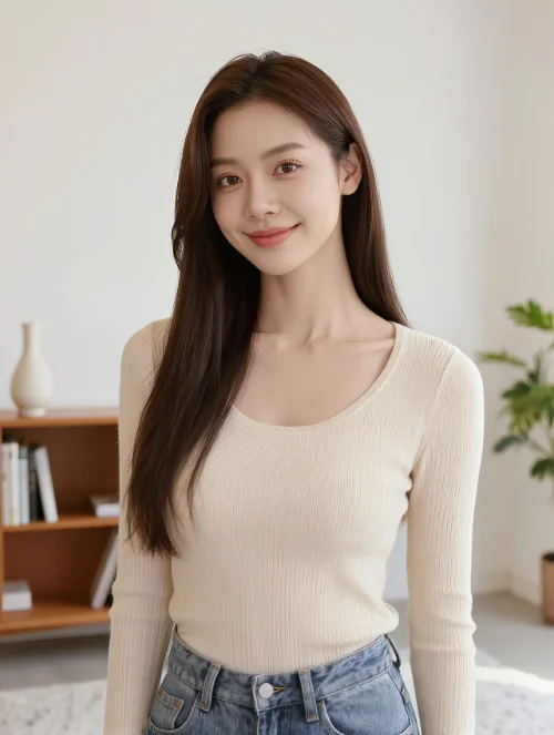 Реалистичный двойник персонажа в объятии рядом с оригиналом - до и после